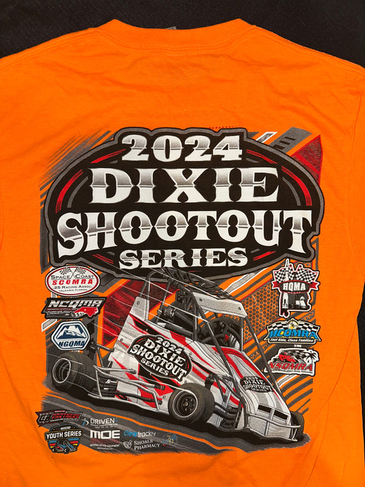 2024 Dixie Shootout Tour Shirt - Orange