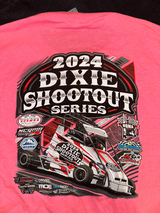 2024 Dixie Shootout Tour Shirt - Pink